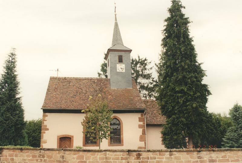 Elévation latérale prise depuis la rue Principale.