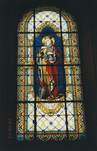 Verrière : sainte Catherine, par Ott frères, 1896.