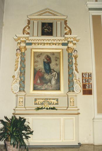 Autel-retable de la Vierge.