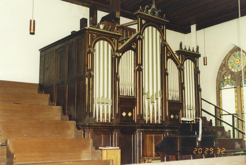 Orgue, par Dalstein-Haerpfer, 1906. Vue de trois-quarts.