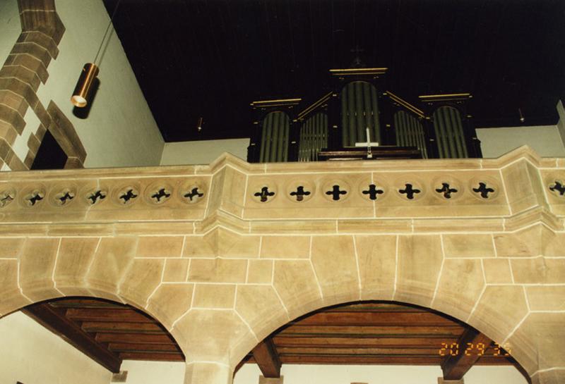 La tribune d'orgue.