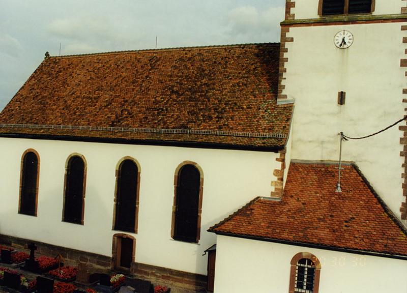 La nef vue depuis le presbytère.