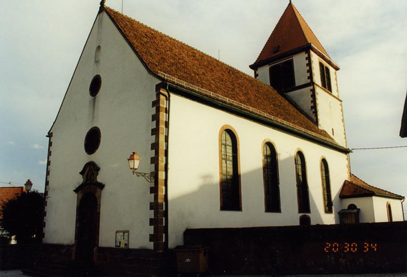 L'église vue du nord-ouest.