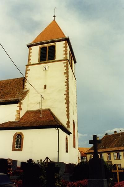 La tour-choeur vue de l'ouest.