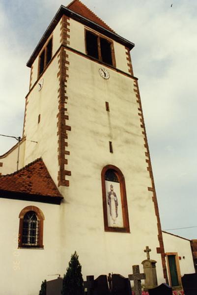 La tour-choeur vue du sud-ouest.