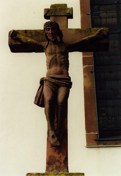 Détail du Christ en croix.