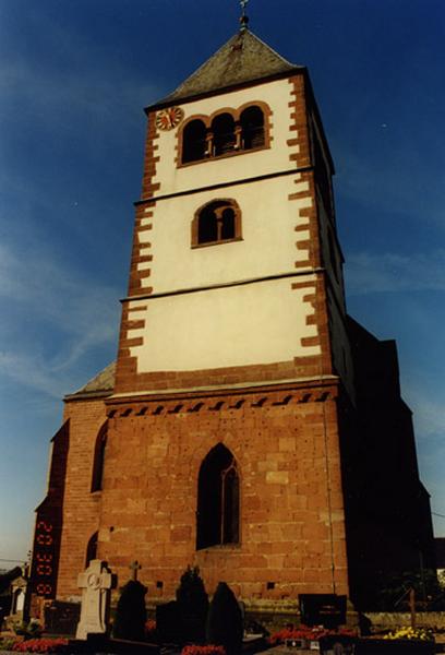 Elévation est de la tour-choeur.