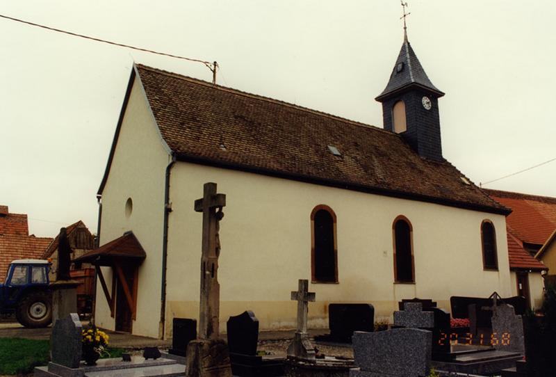 L'église vue du sud-ouest.