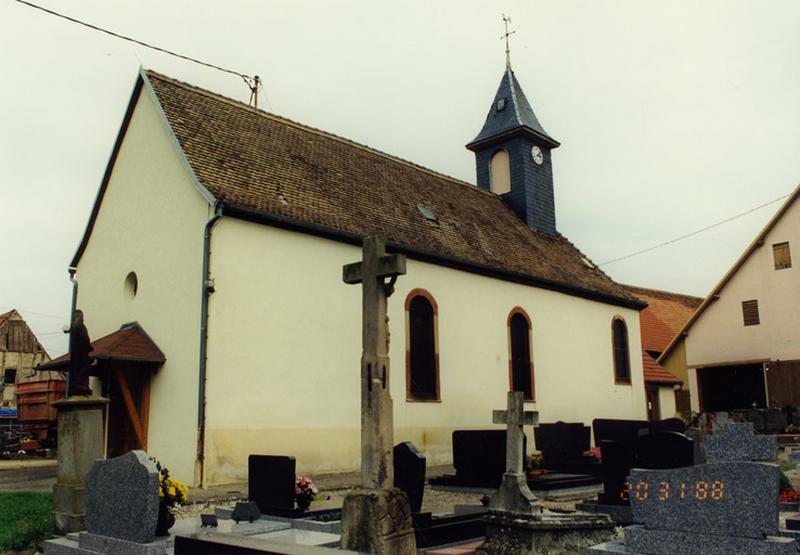 L'église vue du sud-ouest.