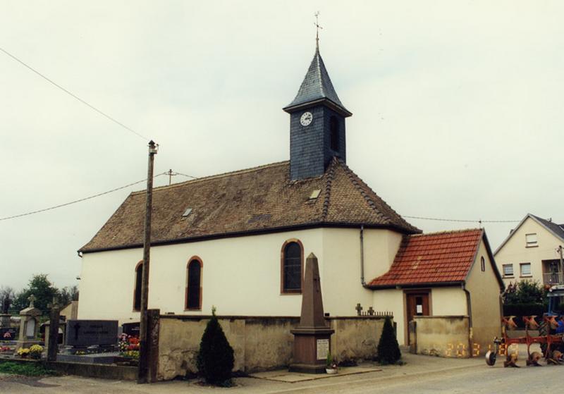 L'église vue du sud-est.