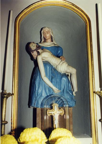 Retable nord : groupe de la Vierge de Pitié.