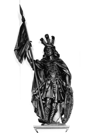 Statue de saint Maurice.