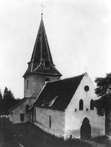 Vue d'ensemble de l'église.