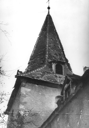 Vue du clocher côté ouest.