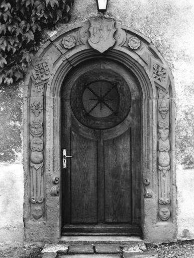 Détail de la porte.
