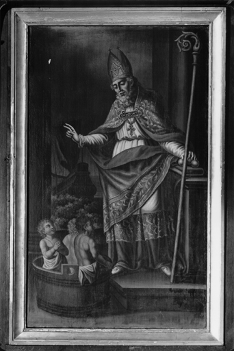 Détail du tableau de Saint Nicolas.