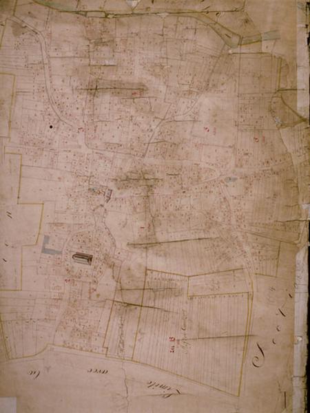 Cadastre Napoléonien, 1827, section du village.