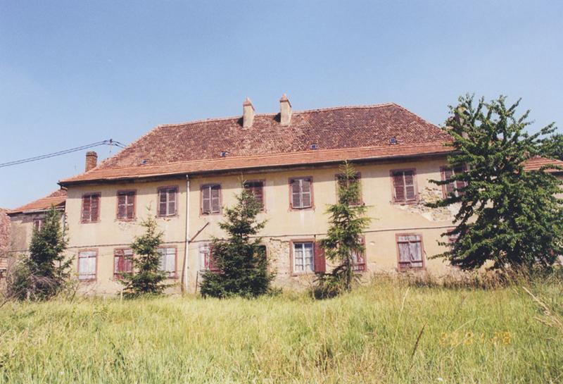 Elévation postérieure du logis.