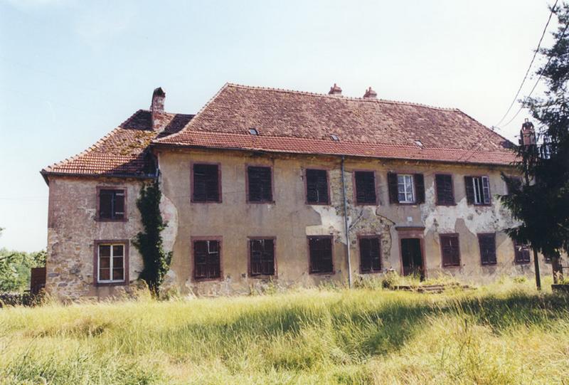 Elévation antérieure du logis.