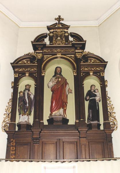 Retable du maître-autel, 4e quart du 19e siècle.