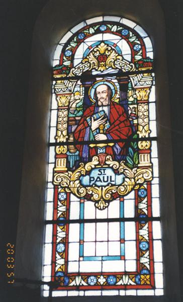 Verrière : saint Paul, par Ott frères, 1947.