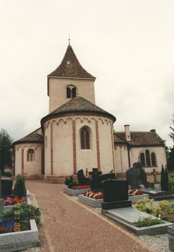 Vue du chevet.