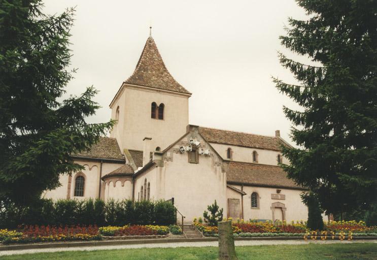 Elévation nord de l'église.