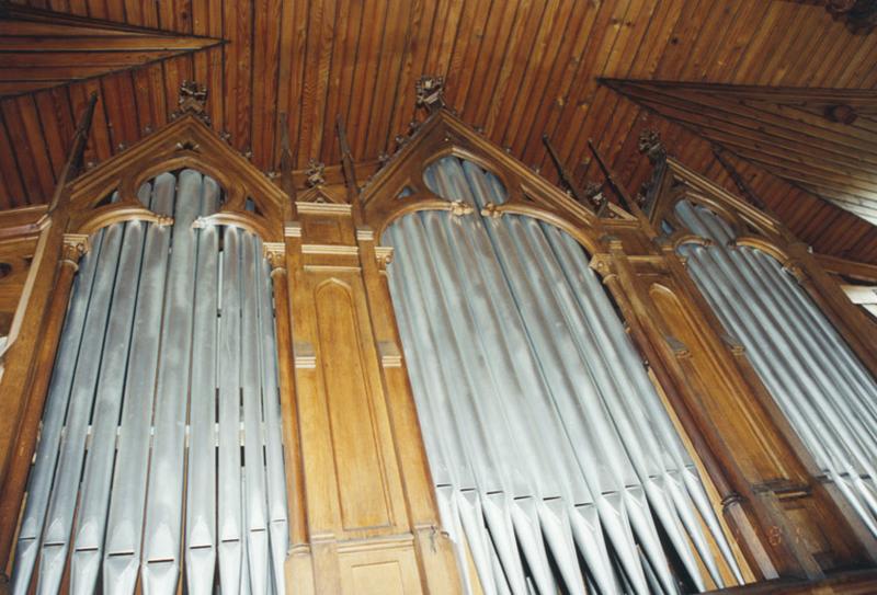 Orgue, détail des tourelles.