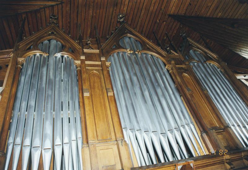 Orgue, détail des tourelles.