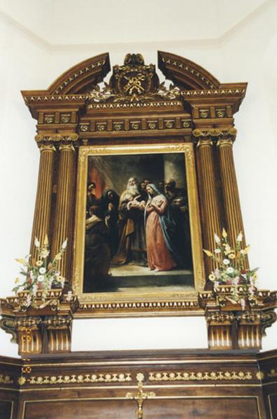 Retable et 2 statues de l'ancien maître-autel