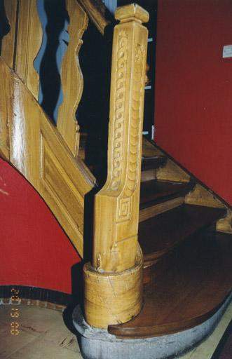Escalier intérieur, le départ.