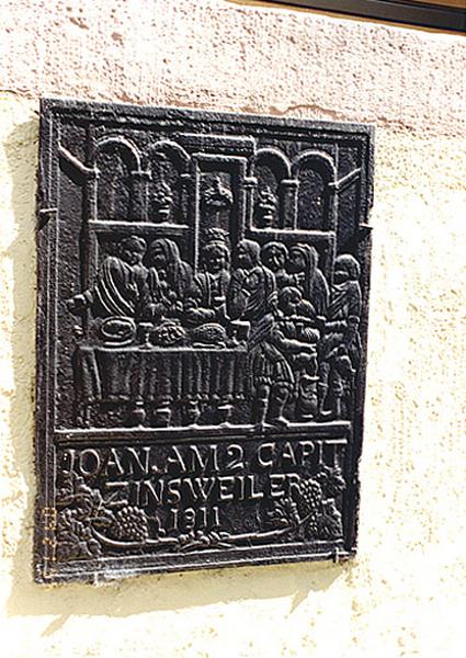 Plaque de poêle : Les Noces de Cana (No 1)