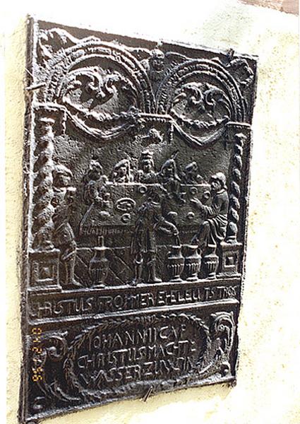 Plaque de poêle : Les Noces de Cana (No 2)