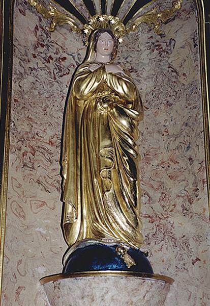 Statue de procession : Immaculée Conception