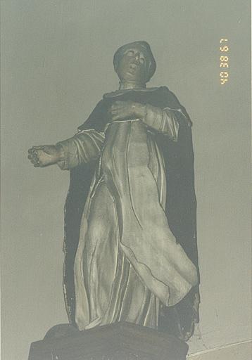 2 statues : Saint Dominique, Saint Thomas d'Aquin