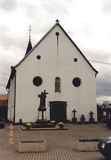 Vue de la façade principale.