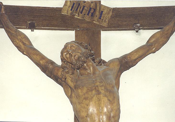 Détail de la figure du Christ.