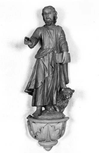 Statue de l'ancienne chaire : saint Marc.