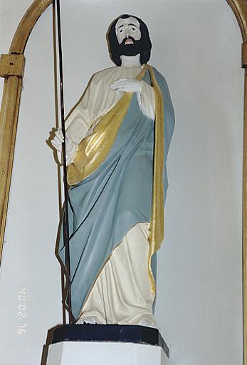 Autel de saint Joseph : détail de la statue.