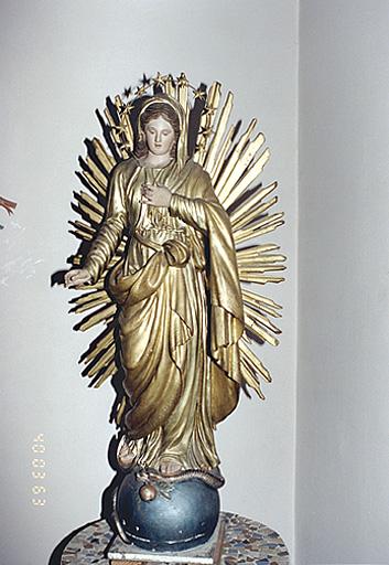 Statue de procession : Immaculée Conception