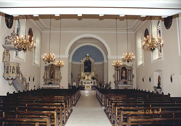 Vue depuis la tribune d'orgue.