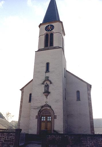 Vue d'ensemble de la façade nord.