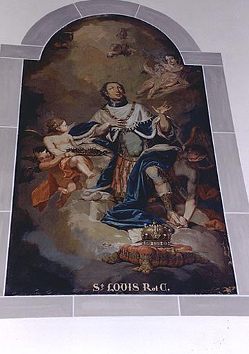 2 tableaux : Saint Urbain pape, Saint Louis roi