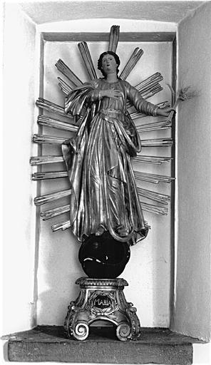 Statue de procession : Immaculée Conception