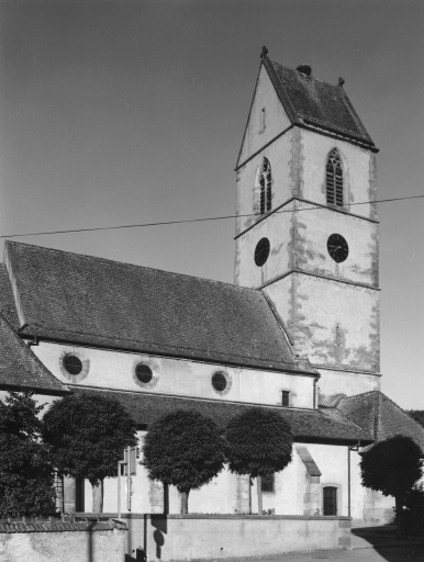 Vue d'ensemble de la façade nord.