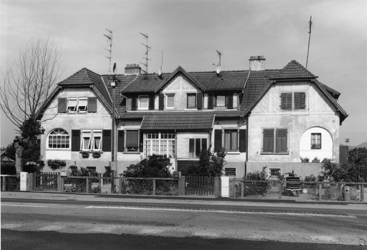 Maisons plurifamiliales.