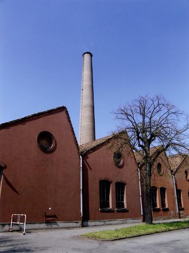 Bât. 57: ancien atelier de blanchiment construit en 1894, vu depuis le nord-est.