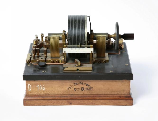 Instrument de mesure de forces électromotrices : résistance variable Hartmann & Braun