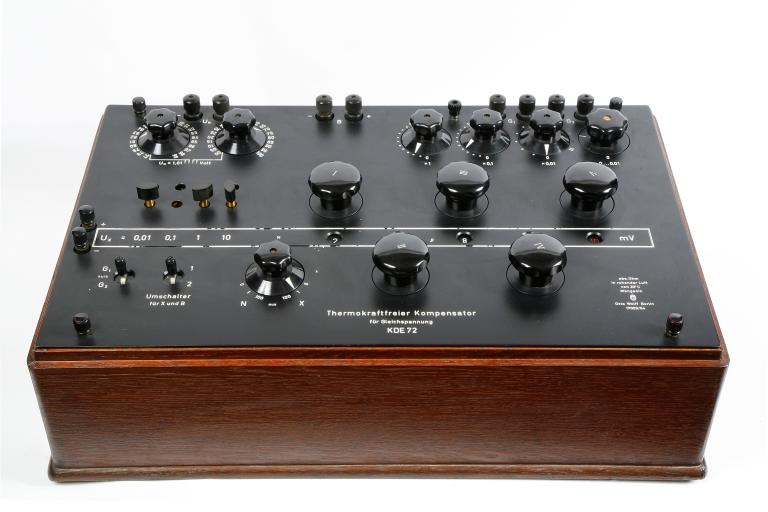 Instrument de mesure de forces électromotrices : pont de Wheatstone Otto Wolff