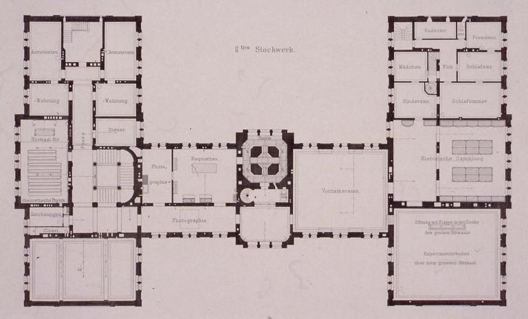 Plan du deuxième étage.